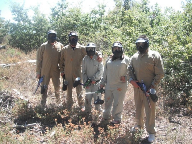  Con le tute da paintball paintball 